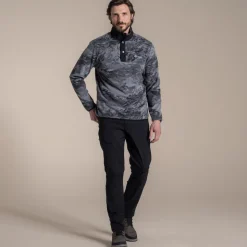 Men's Dewlish II Overhead Fleece | Dark Iron Print