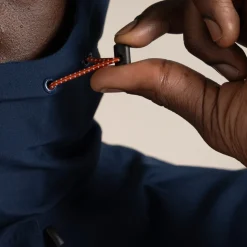 Men's Diggory Stretch Waterproof Jacket | Blue Navy / Carnelian Orange