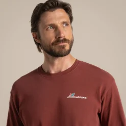 Men's Dillisk II Long Sleeved Top | Axinite Red