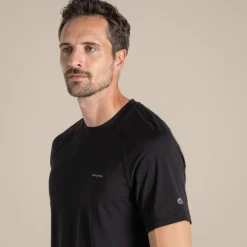 Men's Dynamic Short Sleeved T-Shirt | Black