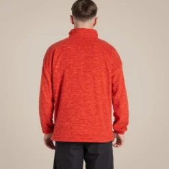 Men's Esk Half Zip Fleece | Pimento Red