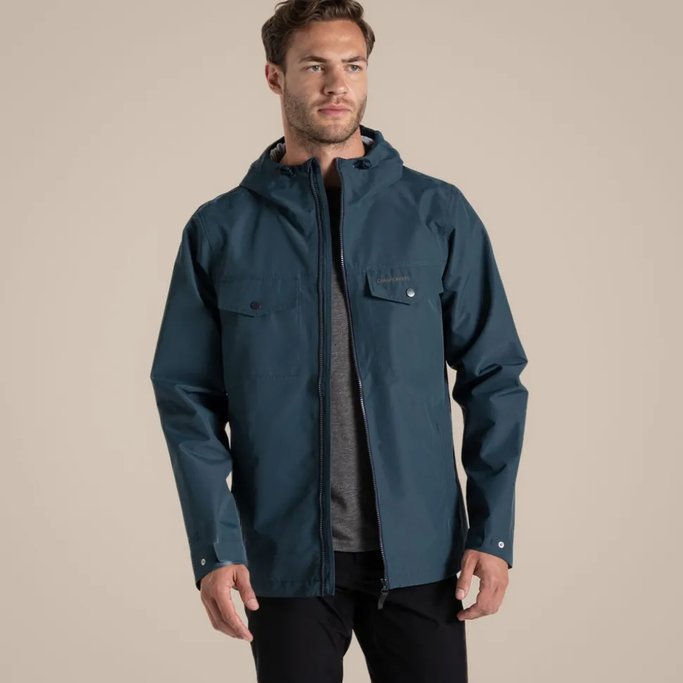 Mens' Harslow Waterproof Jacket | Blue Stone