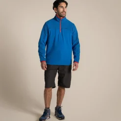 Men's Javi Half Zip Fleece | Fresh Blue