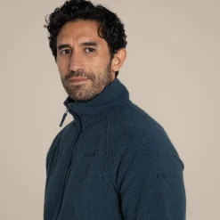 Men's Karlton Full Zip Fleece | Blue Stone