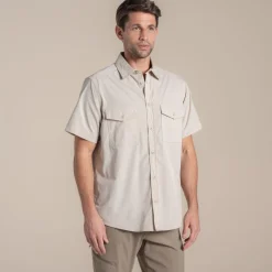 Men's Kiwi II Short Sleeved Shirt | Oatmeal