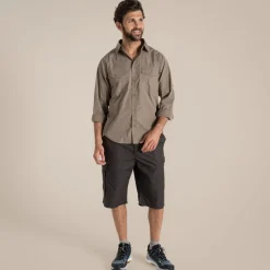 Men's Kiwi Long Sleeved Shirt | Pebble