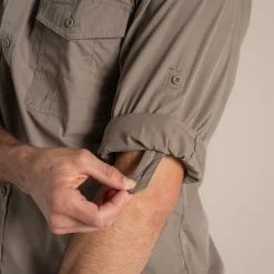 Men's Kiwi Long Sleeved Shirt | Pebble