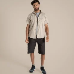 Men's Kiwi Short Sleeved Shirt | Oatmeal