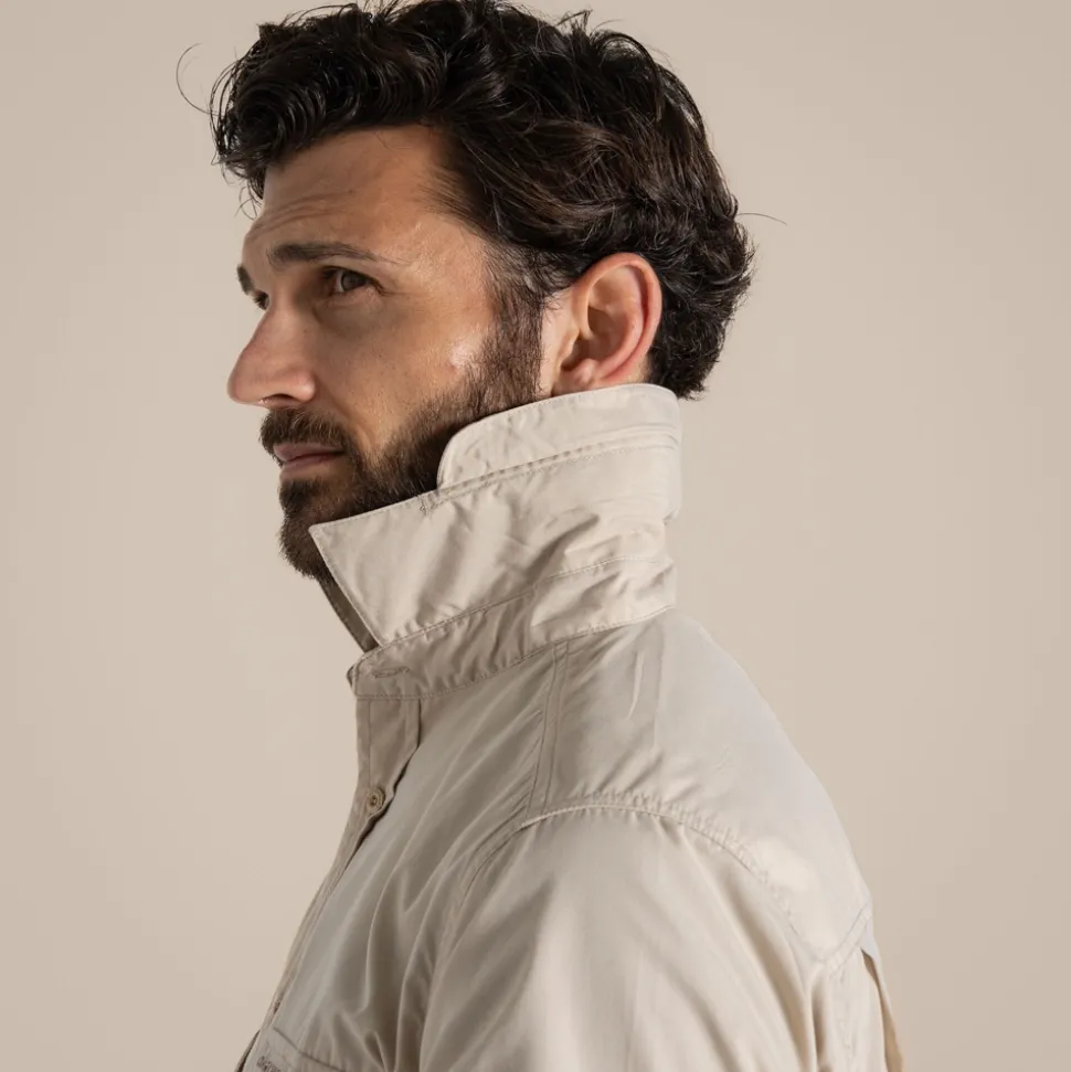 Men's Kiwi Short Sleeved Shirt | Oatmeal