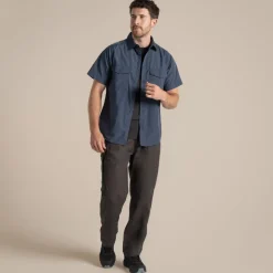 Men's Kiwi Short Sleeved Shirt | Ombre Blue