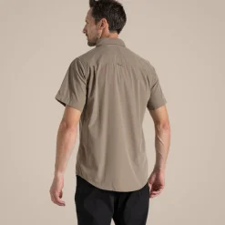 Men's Kiwi Short Sleeved Shirt | Pebble