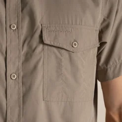 Men's Kiwi Short Sleeved Shirt | Pebble
