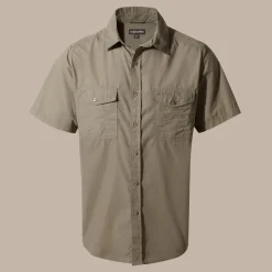 Men's Kiwi Short Sleeved Shirt | Pebble