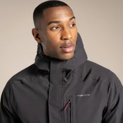 Men's Lorton Stretch Waterproof Jacket | Black Pepper