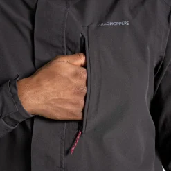 Men's Lorton Stretch Waterproof Jacket | Black Pepper