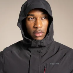 Men's Lorton Stretch Waterproof Jacket | Black Pepper