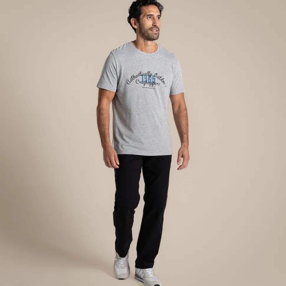 Men's Lucent II Short Sleeved T-Shirt | Light Grey Marl AOC