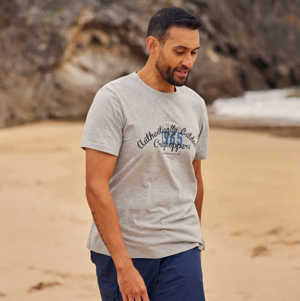 Men's Lucent II Short Sleeved T-Shirt | Light Grey Marl AOC
