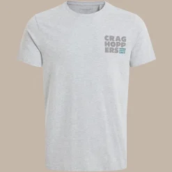 Men's Lucent Short Sleeved T-Shirt | Soft Grey Marl Landscape