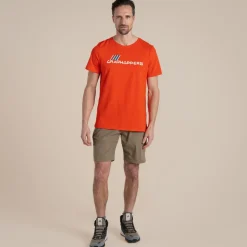 Men's Lucent Short Sleeved T-Shirt | Macaw Red