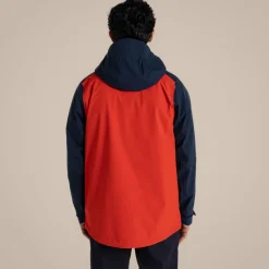 Men's Maris 2.5L Stretch Waterproof Jacket | Blue Navy / Pimento Red