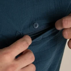 Men's Moro Long Sleeved Shirt | Blue Stone