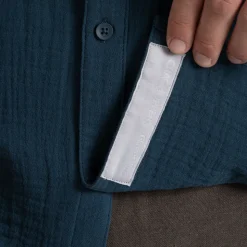 Men's Moro Long Sleeved Shirt | Blue Stone