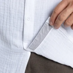 Men's Moro Long Sleeved Shirt | White
