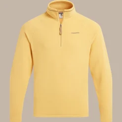 Men's National Trust Corey II Half Zip Fleece | Indian Yellow