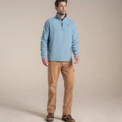 Men's National Trust Corey II Half Zip Fleece | Morning Fog
