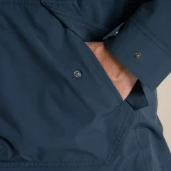 Men's National Trust Fairbrook Waterproof Jacket | Blue Stone