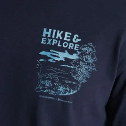 Men's National Trust Limestone Long Sleeved Top | Blue Navy