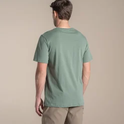 Men's National Trust Sabden Short Sleeved T-Shirt | Laurel Green