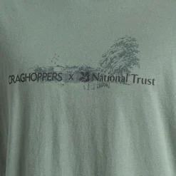 Men's National Trust Sabden Short Sleeved T-Shirt | Laurel Green
