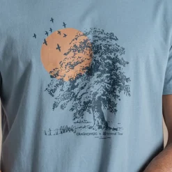 Men's National Trust Sabden Short Sleeved T-Shirt | Morning Fog