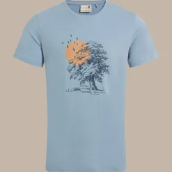 Men's National Trust Sabden Short Sleeved T-Shirt | Morning Fog