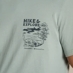 Men's National Trust Sabden Short Sleeved T-Shirt | Soft Sage