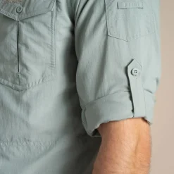 Men's NosiLife Adventure Long Sleeved Shirt III | Lichen Green