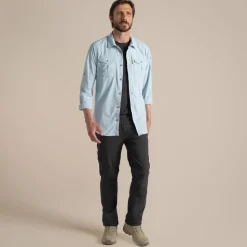 Men's NosiLife Adventure Long Sleeved Shirt III | Niagara Blue