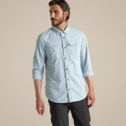 Men's NosiLife Adventure Long Sleeved Shirt III | Niagara Blue