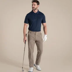 Men's NosiLife Bramshaw Golf Short Sleeved Polo Top | Blue Navy