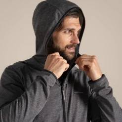 Men's NosiLife Deft Hooded Jacket | Black Pepper Marl