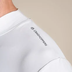 Men's NosiLife Golf Long Sleeved Mock Neck Top | White