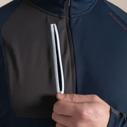 Men's NosiLife Goswick Golf Half Zip Top | Blue Navy