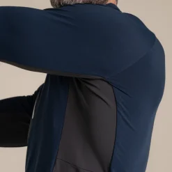 Men's NosiLife Goswick Golf Half Zip Top | Blue Navy