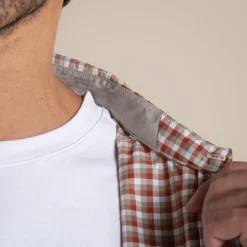 Men's NosiLife Nuoro Check Long Sleeved Shirt | Red Beach Check