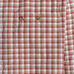 Men's NosiLife Nuoro Check Long Sleeved Shirt | Red Beach Check