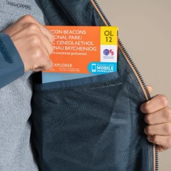 Men's Osuna Waterproof Jacket | Blue Stone / Boulder