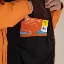 Men's Osuna Waterproof Jacket | Papaya Orange