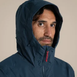 Men's Pandion Waterproof Jacket | Blue Stone / Pimento Red